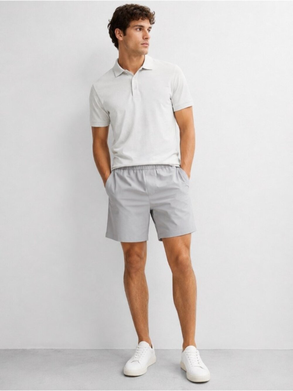 Hudson North Men’s Pull-On Golf Shorts Gray Size S